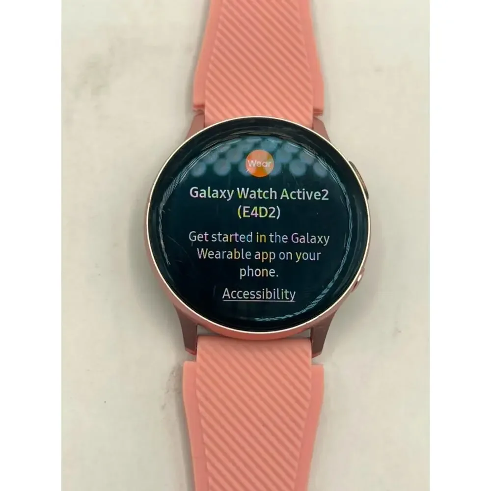 Samsung Galaxy Watch Active2 SM-R830 40mm Rose Gold Used Tested